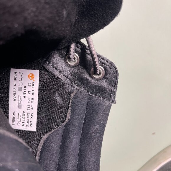 Timberland Dausette Black Metallic Nubuck Sneaker Boot Ortholite US Wns Size 6.5 - Picture 6 of 6